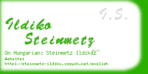 ildiko steinmetz business card